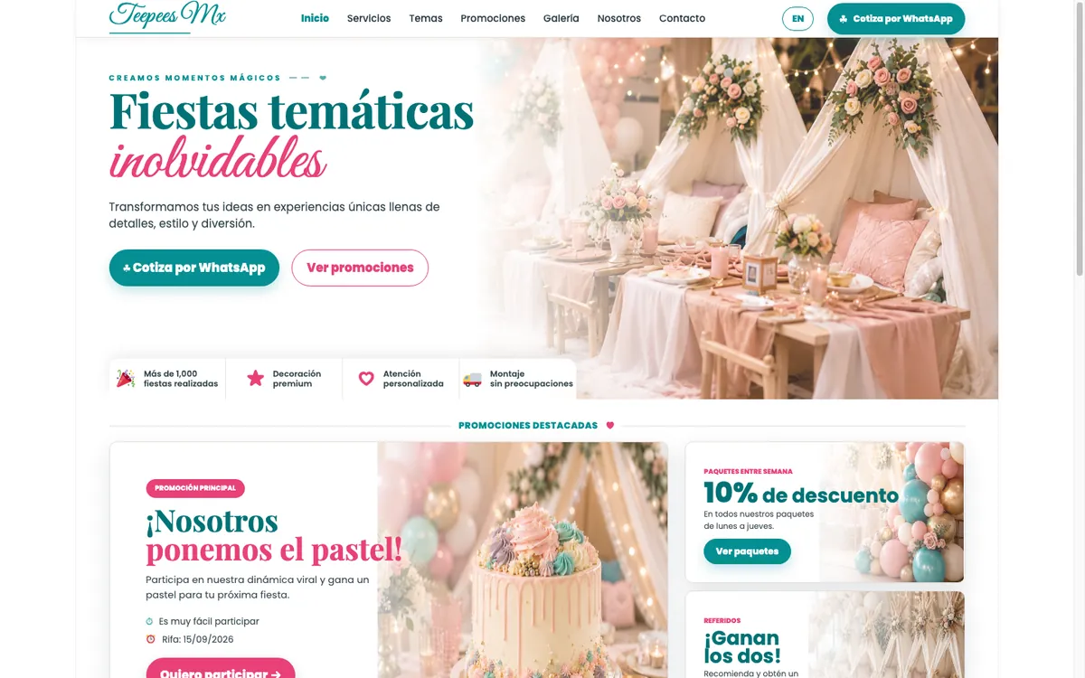 Sitio de Teepees Mx