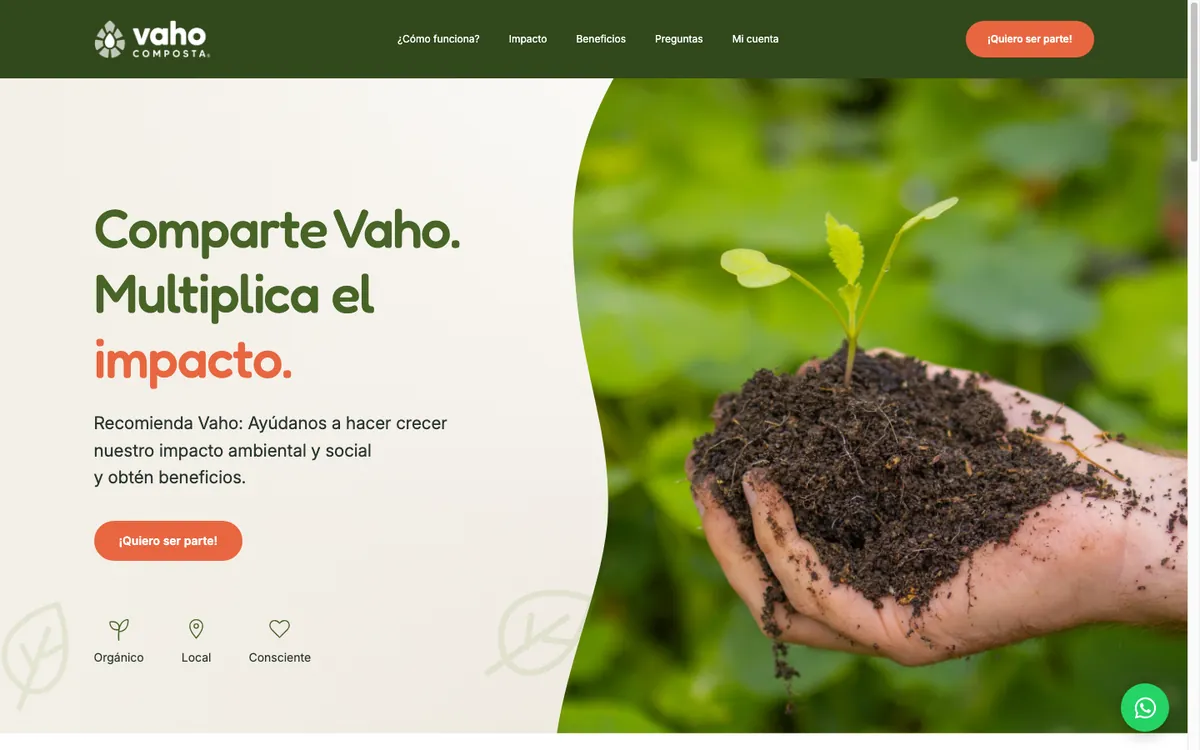 Sitio de Vaho composta