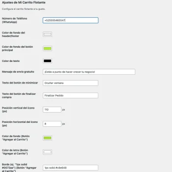 Carrito Flotante para WordPress – Plugin de eCommerce con Ventas por WhatsApp y Gestión de Pedidos - Imagen 2