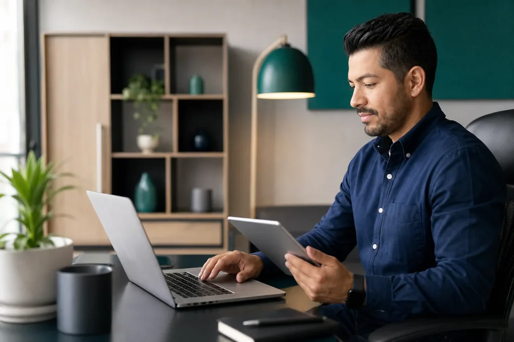 Administración de una agenda online en operación
