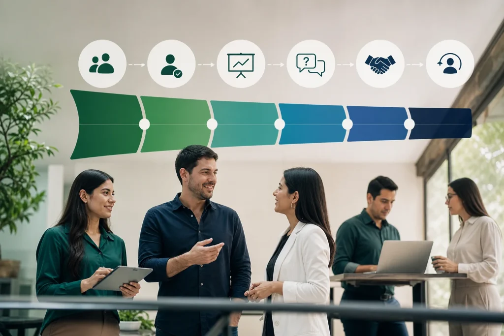 Pipeline de Ventas para Servicios: Etapas Esenciales para Gerentes Comerciales